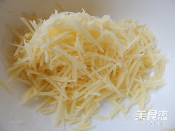 土豆丝煎饼的做法