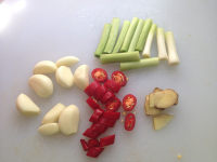 腊肉干锅土豆片的做法步骤3