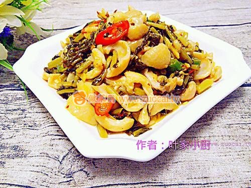 大肠炒酸菜的做法