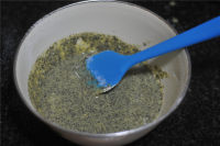 黑芝麻贝壳蛋糕的做法步骤6