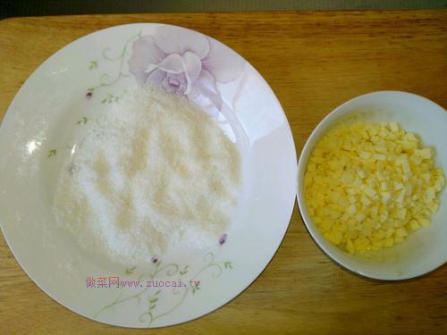 椰香拉丝土豆球的做法